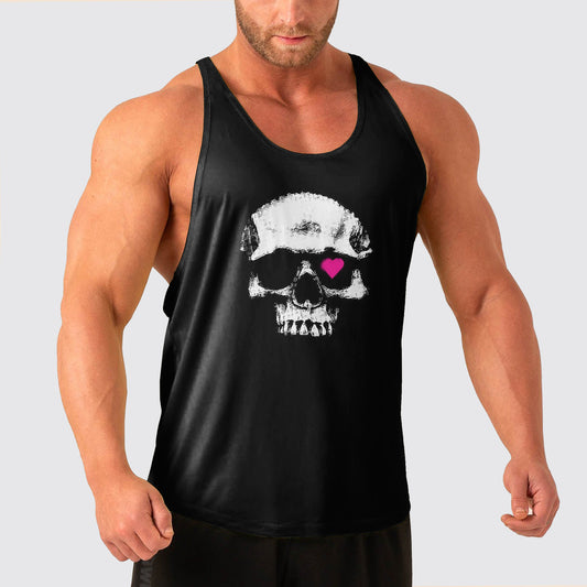 Skull Power Training Tank Top for Men- AA04988