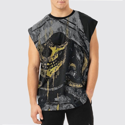 Dread Skull Cut-Off Tank- AA05072