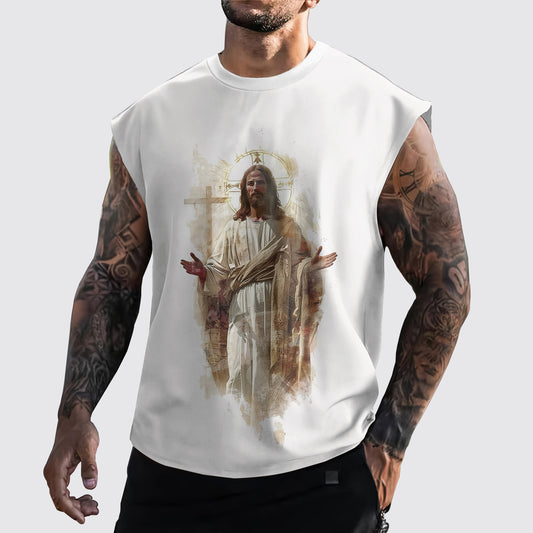 Jesus Forever Cut-Off Tank- AA05138