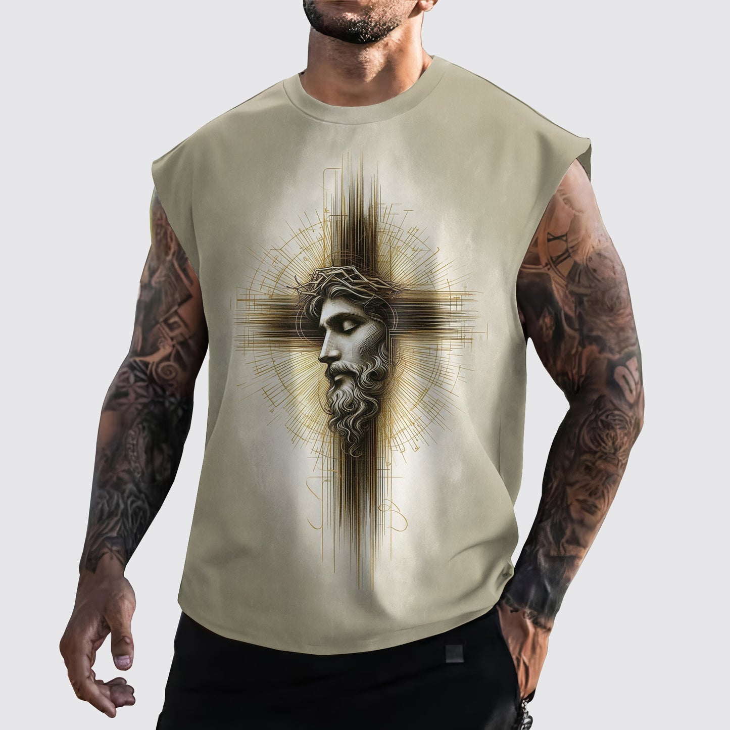 Jesus Forever Cut-Off Tank- AA05148