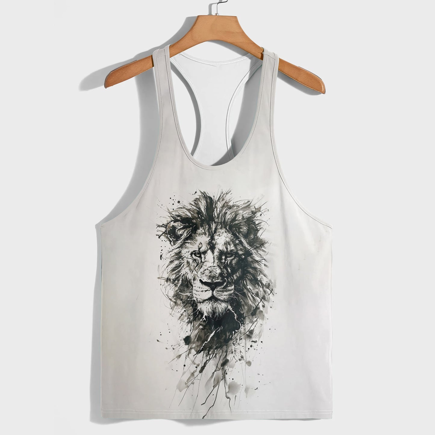 Lion 3D Racerback Tank Top- AA05190