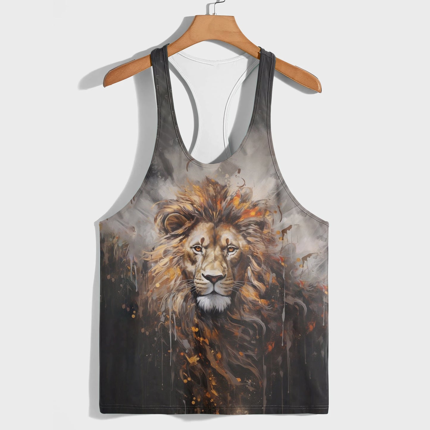 Lion 3D Racerback Tank Top- AA05204