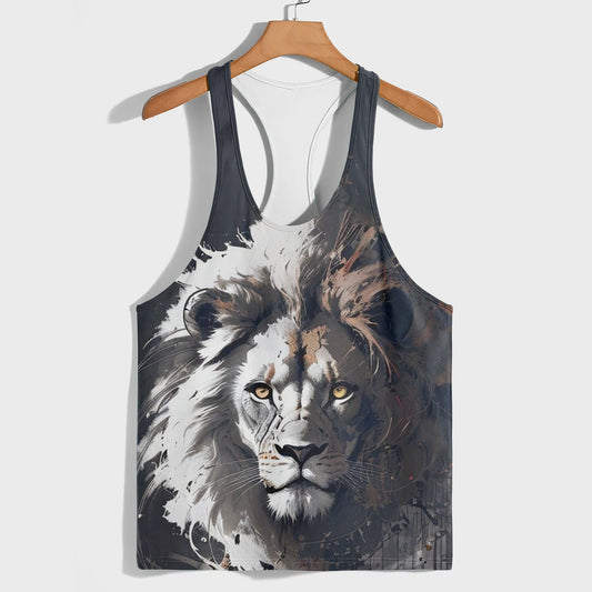 Lion 3D Racerback Tank Top- AA05213