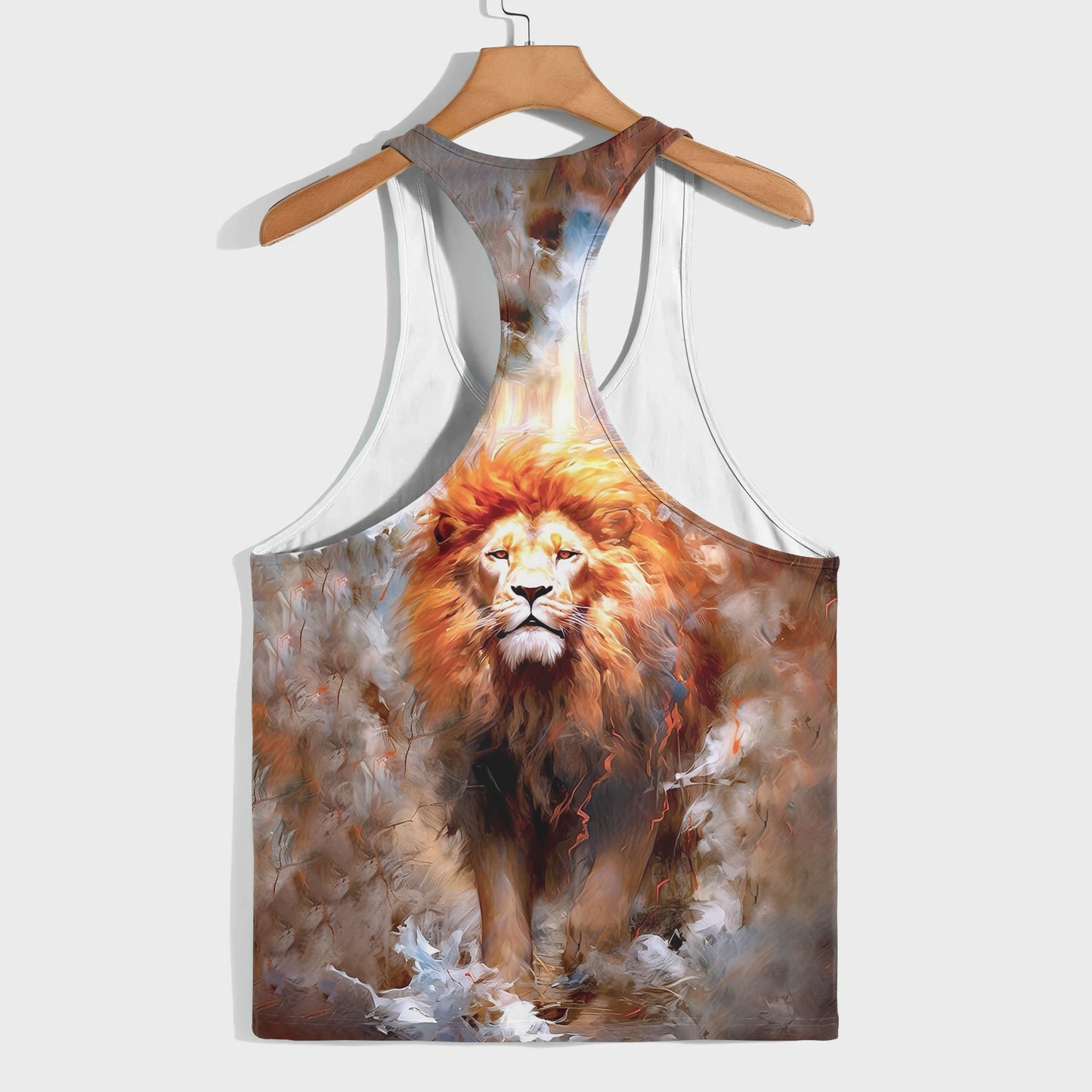 Lion 3D Racerback Tank Top- AA05214