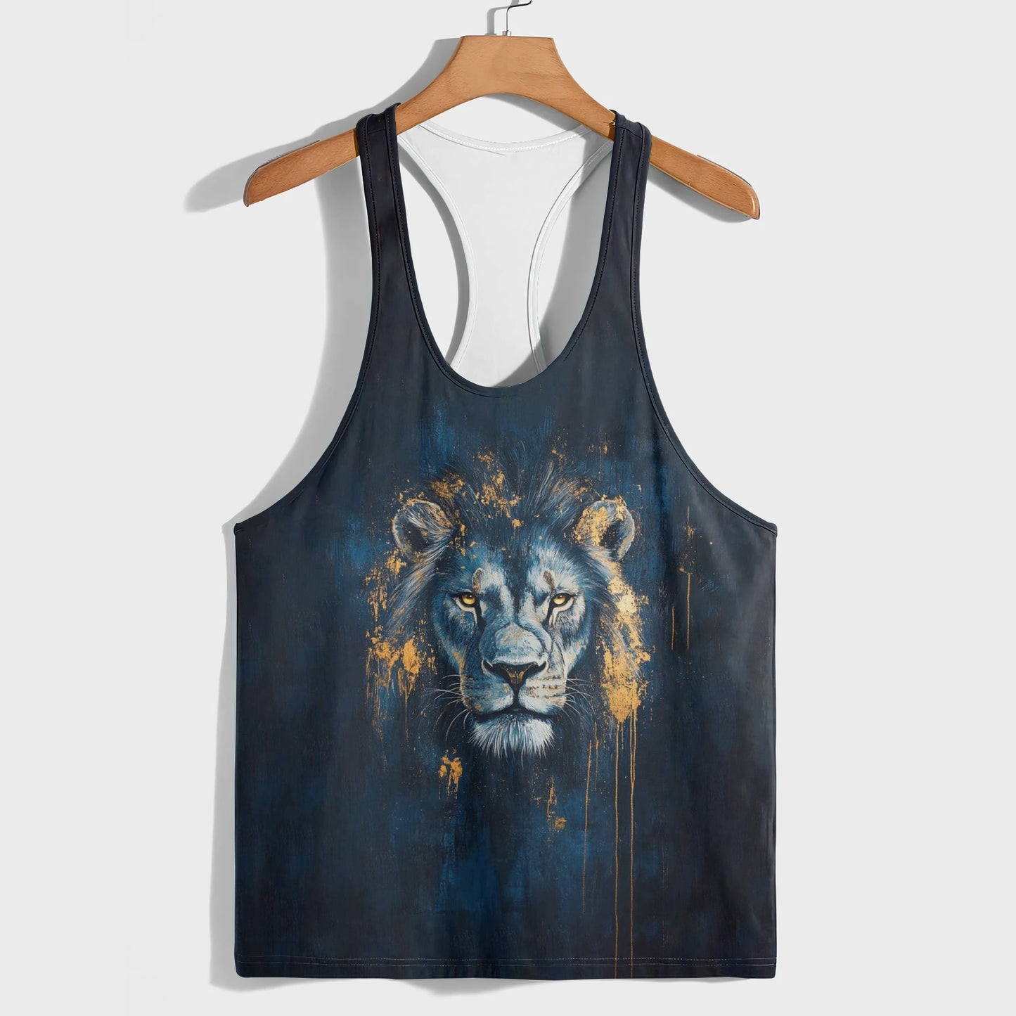 Lion 3D Racerback Tank Top- AA05215