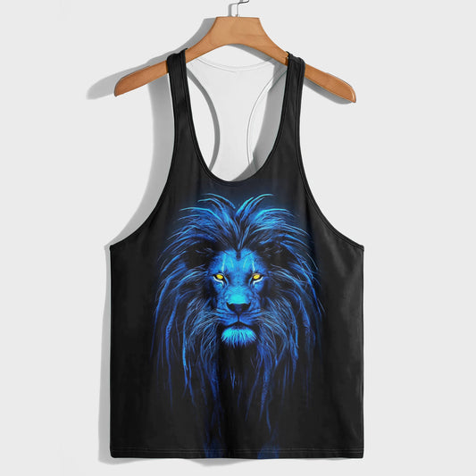 Lion 3D Racerback Tank Top- AA05228