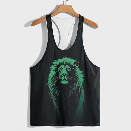 Lion 3D Racerback Tank Top- AA05229