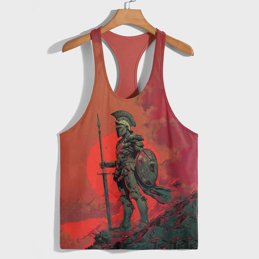 Warrior Spirit 3D Racerback Tank Top- AA05255