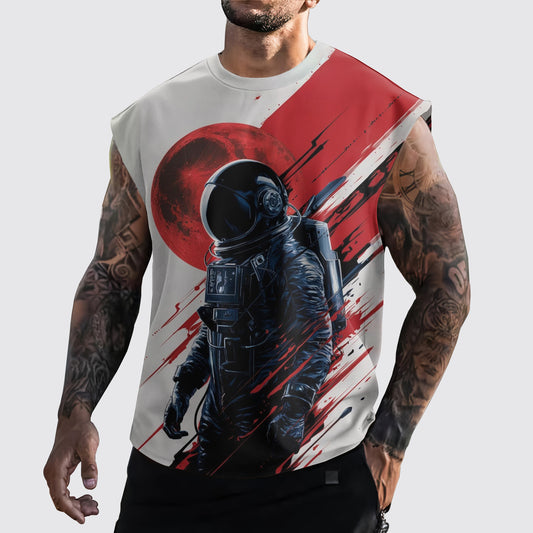 Astronaut 3D Cut-Off Tank- AA05269