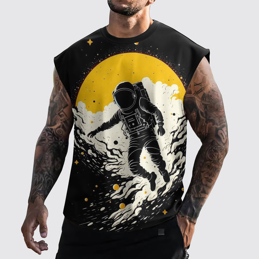 Astronaut 3D Cut-Off Tank- AA05272