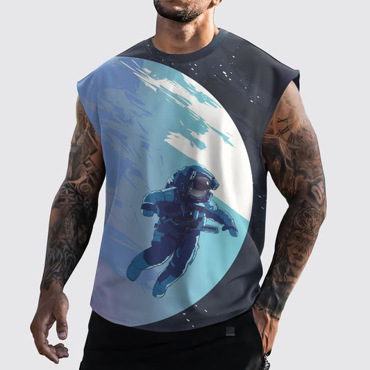 Astronaut 3D Cut-Off Tank- AA05274