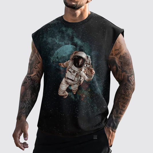 Astronaut 3D Cut-Off Tank- AA05276