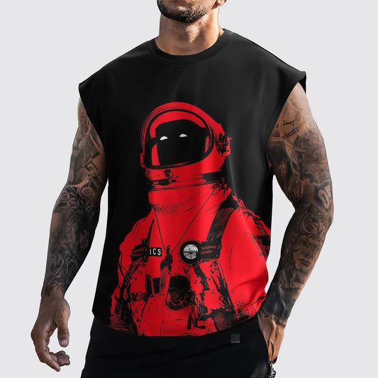 Astronaut 3D Cut-Off Tank- AA05281