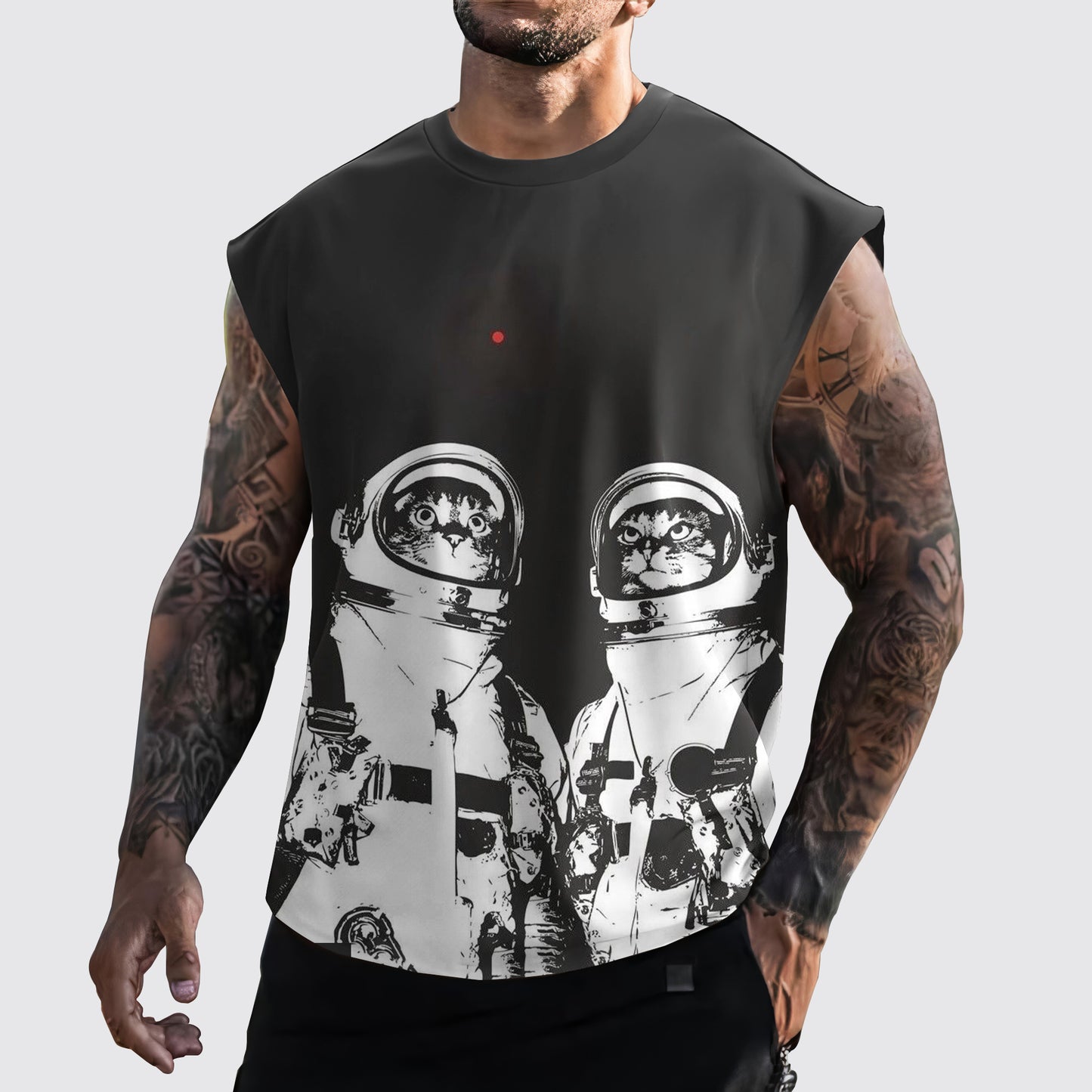 Astronaut 3D Cut-Off Tank- AA05283