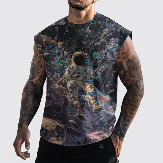 Astronaut 3D Cut-Off Tank- AA05286