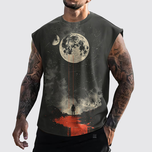 Astronaut 3D Cut-Off Tank- AA05301