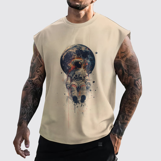 Astronaut 3D Cut-Off Tank- AA05304