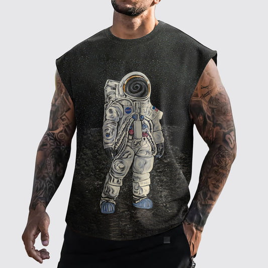 Astronaut 3D Cut-Off Tank- AA05316