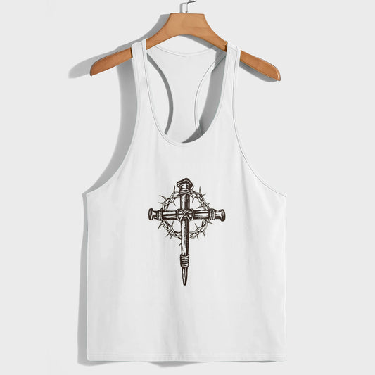 Cross of Faith Racerback Tank Top- AA05317