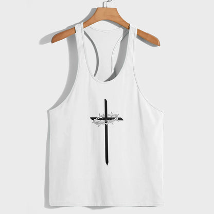 Cross of Faith Racerback Tank Top- AA05319