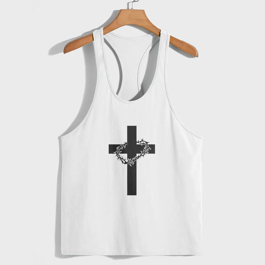 Cross of Faith Racerback Tank Top- AA05321