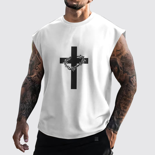 Jesus Forever Cut-Off Tank- AA05377