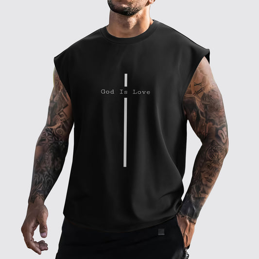 Jesus Forever Cut-Off Tank- AA05378