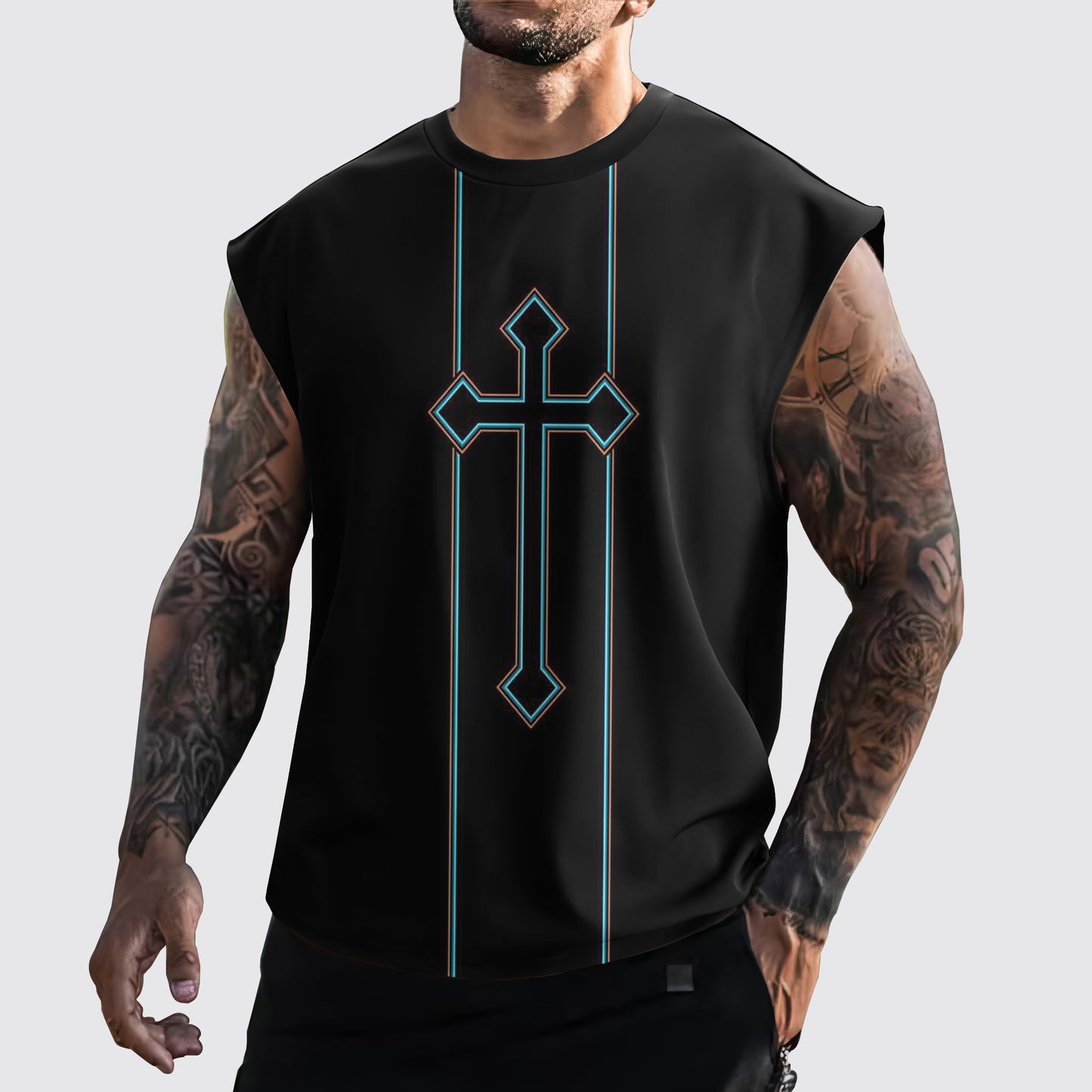 Jesus Forever Cut-Off Tank- AA05389