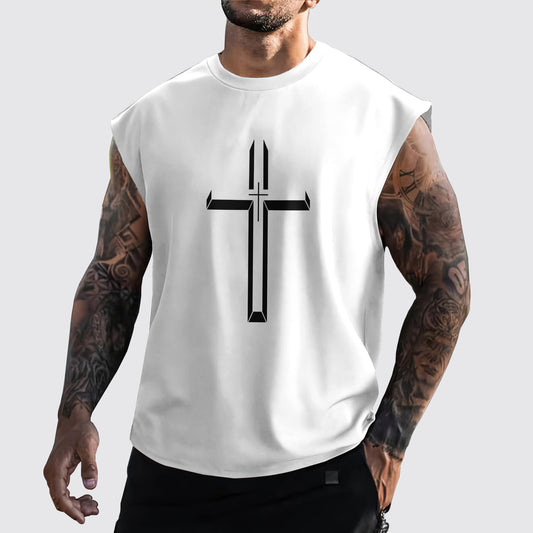 Jesus Forever Cut-Off Tank- AA05396