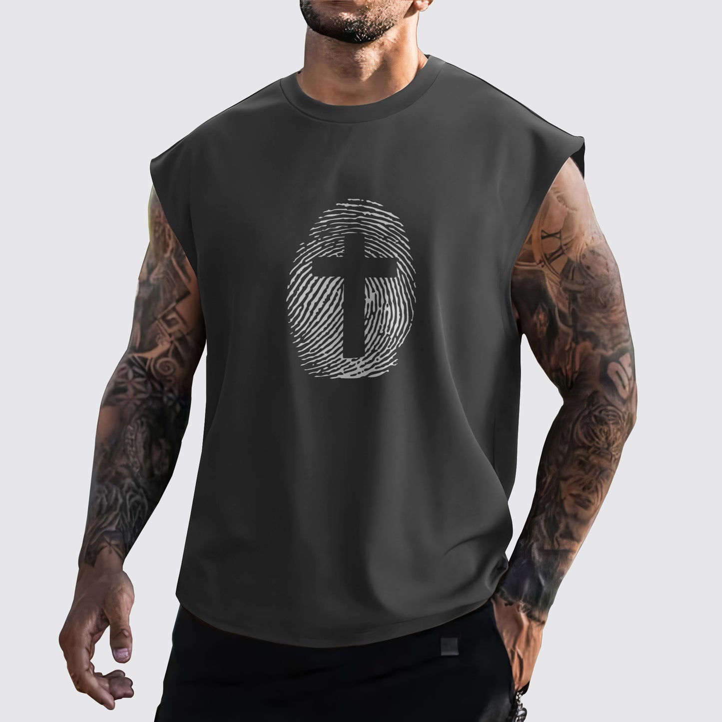 Jesus Forever Cut-Off Tank- AA05400