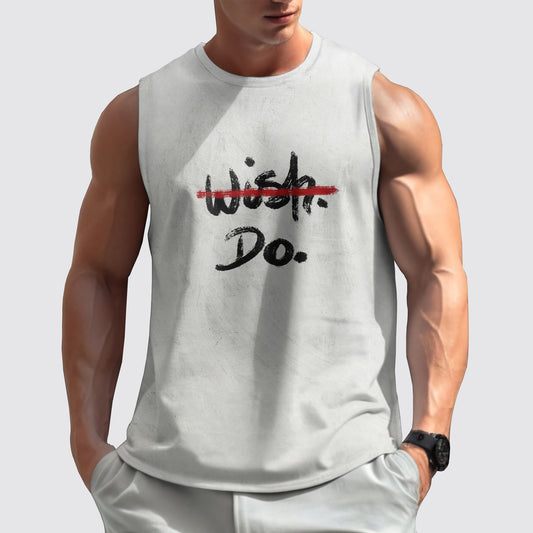 Gym-Ready Round Neck Tank Top- AA05722