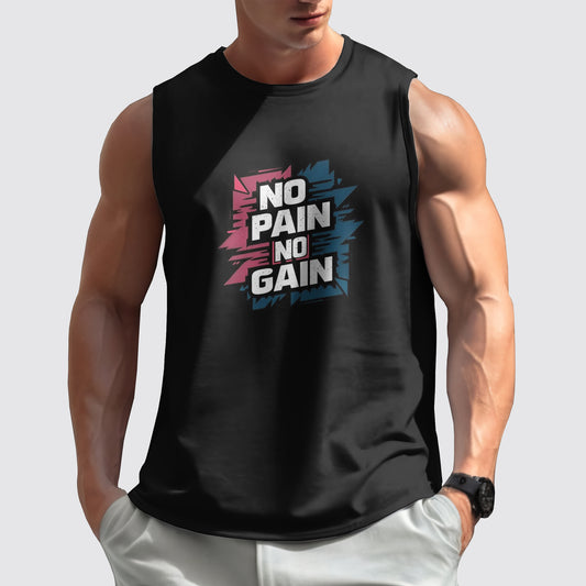 Gym-Ready Round Neck Tank Top- AA05726