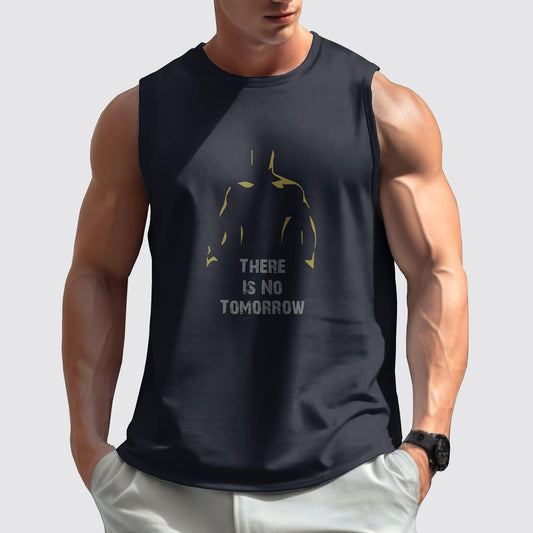 Gym-Ready Round Neck Tank Top- AA05727