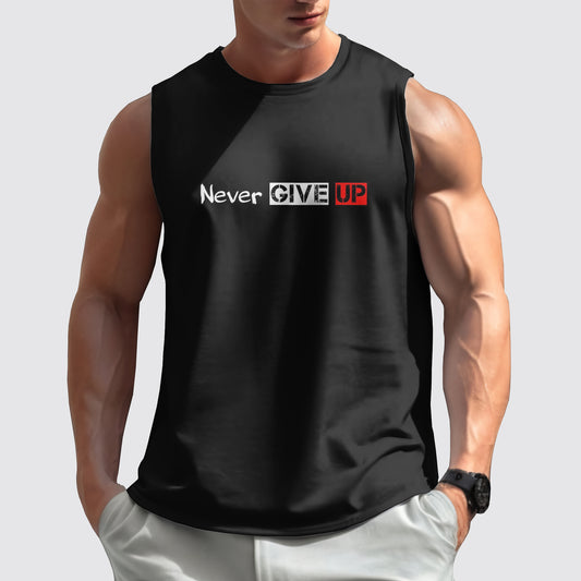 Gym-Ready Round Neck Tank Top- AA05728