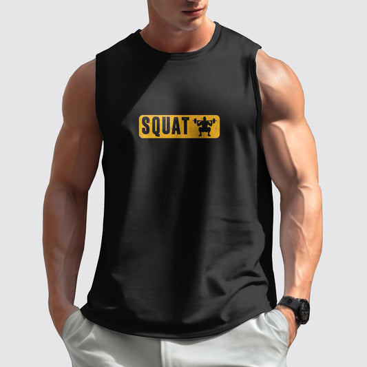 Gym-Ready Round Neck Tank Top- AA05731