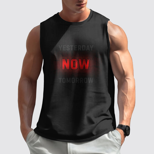 Gym-Ready Round Neck Tank Top- AA05735