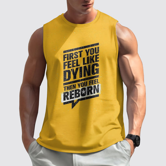 Gym-Ready Round Neck Tank Top- AA05738