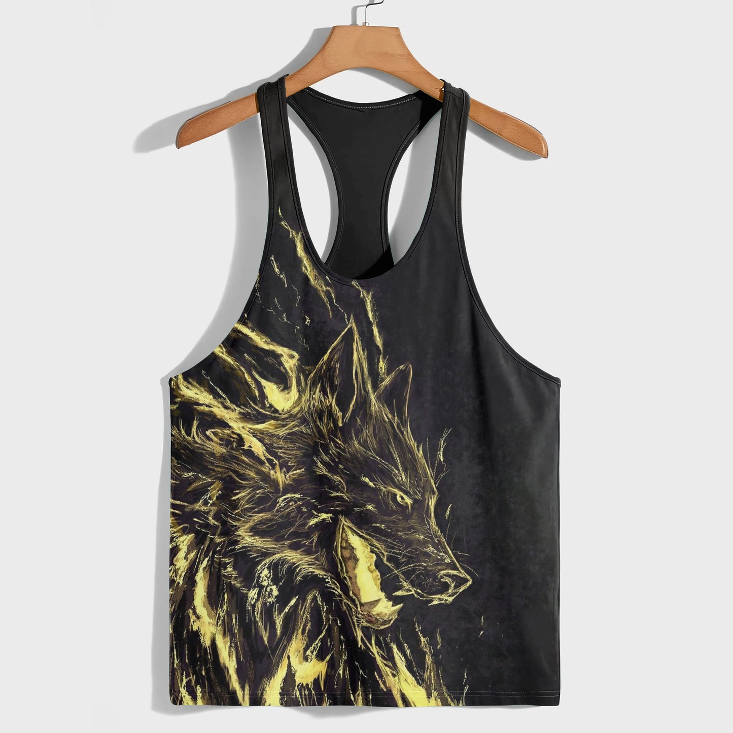 Savage Wolf Racerback Tank Top- AA05776