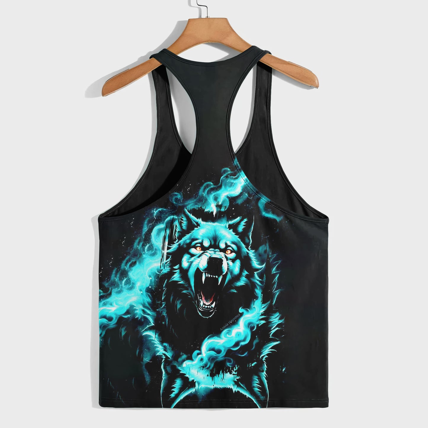 Savage Wolf Racerback Tank Top- AA05781