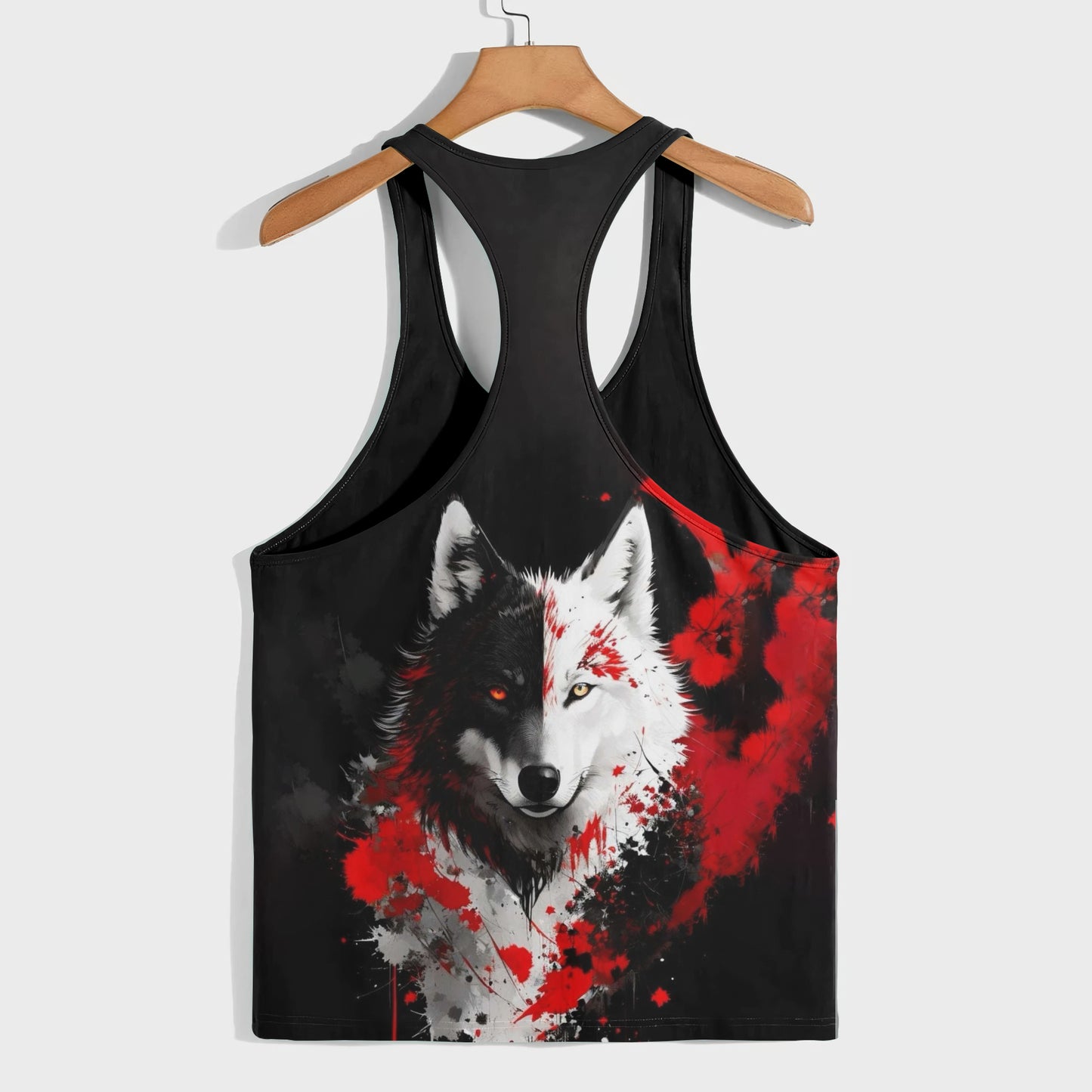 Savage Wolf Racerback Tank Top- AA05791