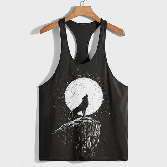 Savage Wolf Racerback Tank Top- AA05800