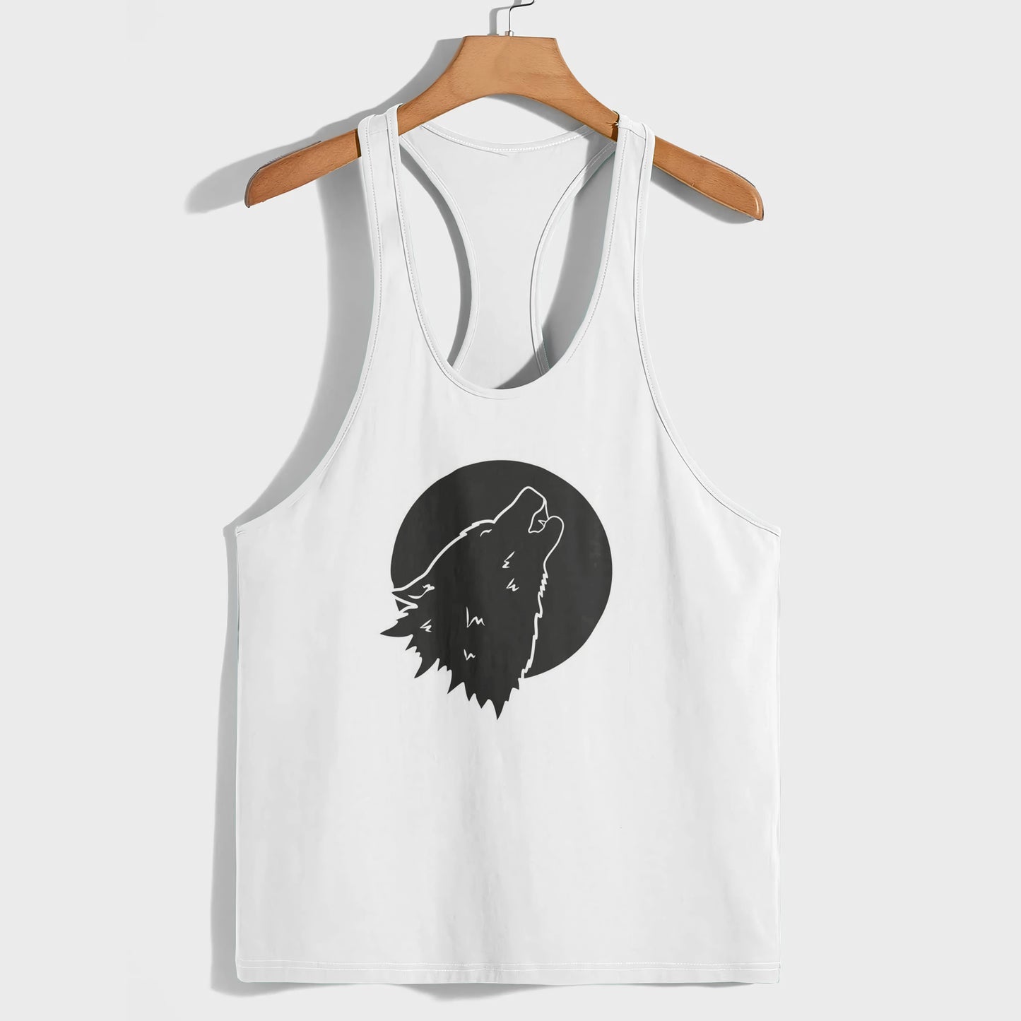 Savage Wolf Racerback Tank Top- AA05829