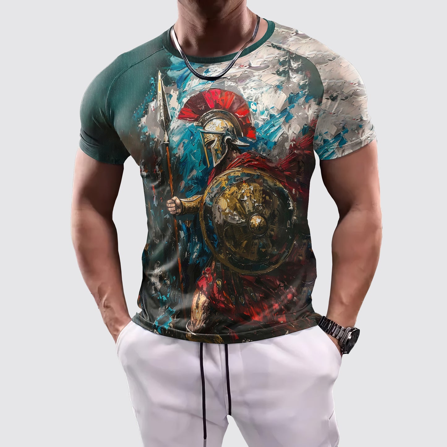 Warrior 3D Tight-Fitting Tee- AA05939
