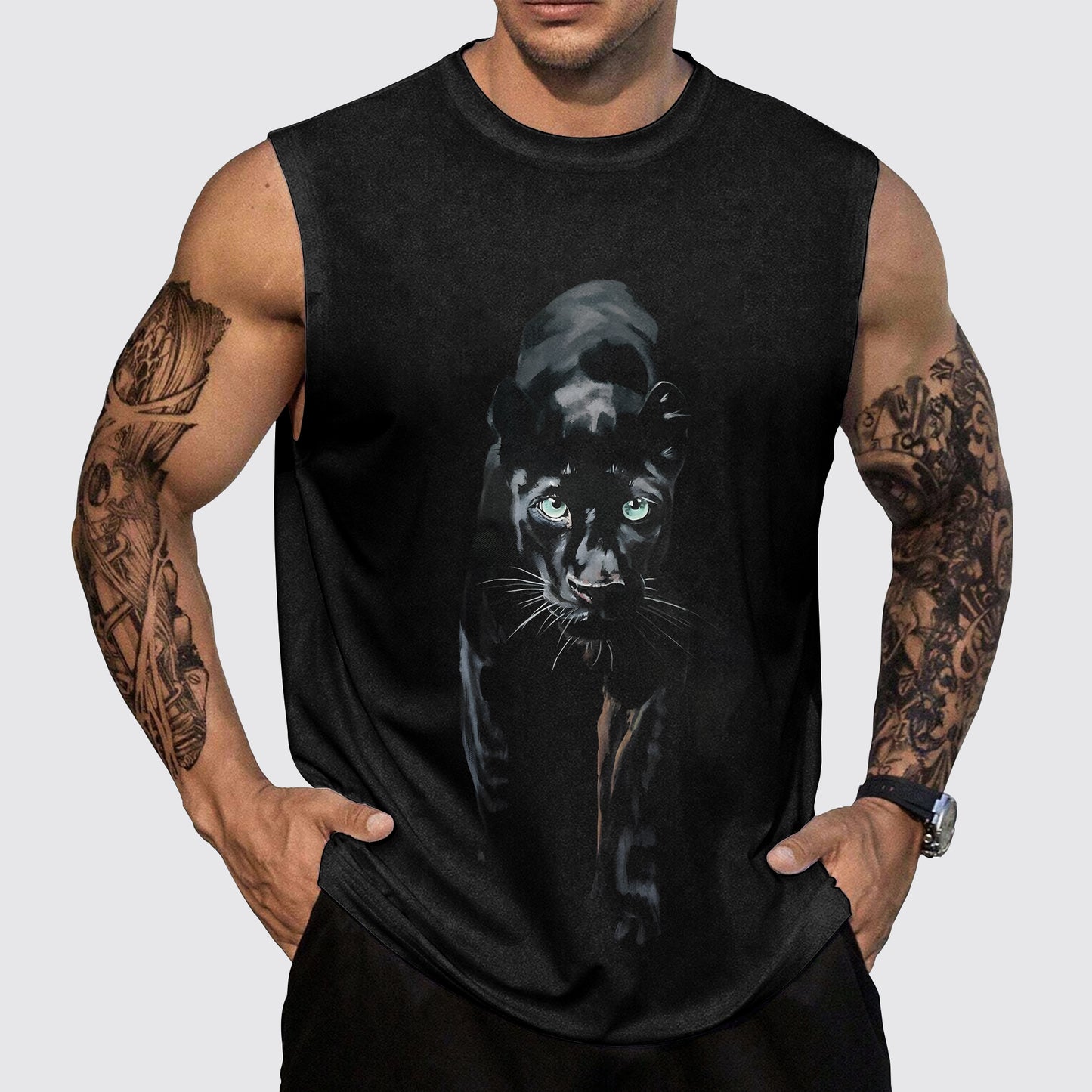 Savage Power Series Round Neck Tank Top- AA06060