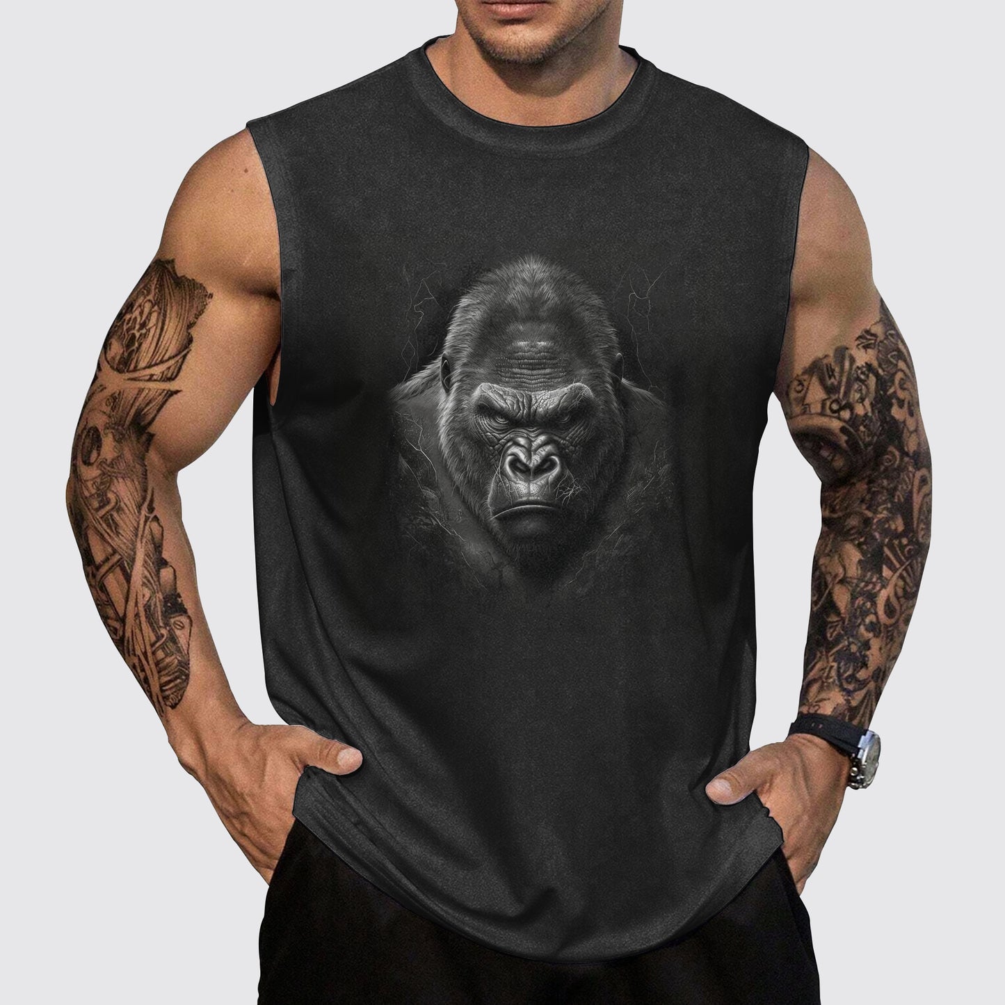 Savage Power Series Round Neck Tank Top- AA06068