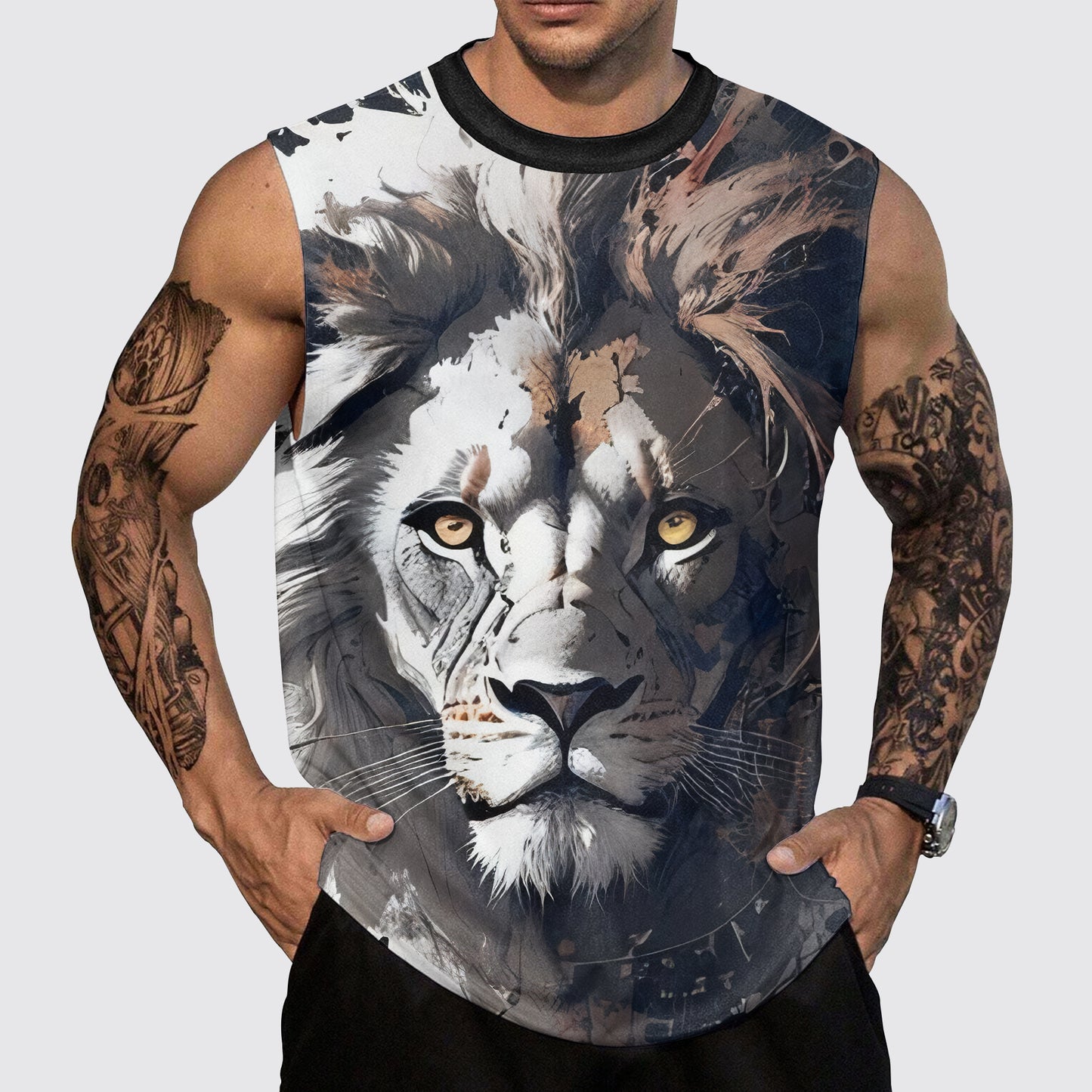 Savage Power Series Round Neck Tank Top- AA06070