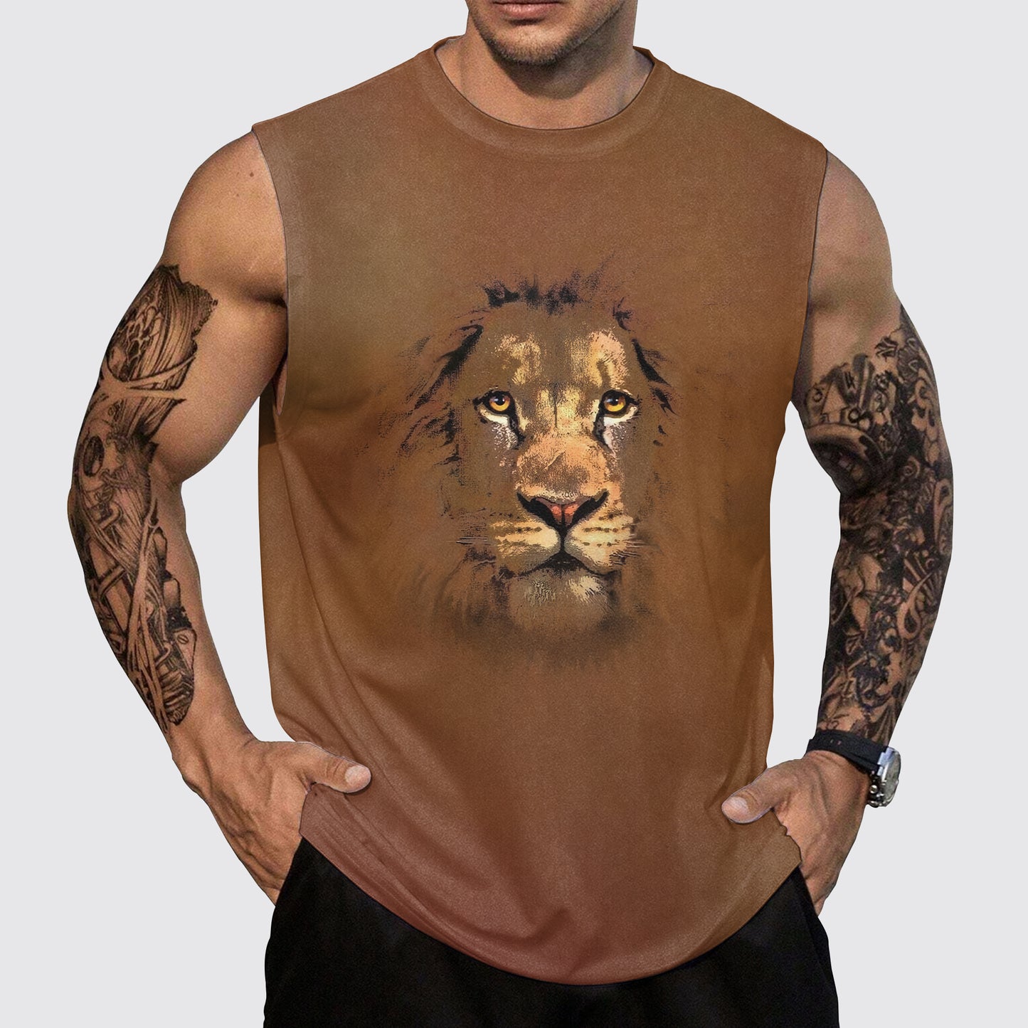 Savage Power Series Round Neck Tank Top- AA06073