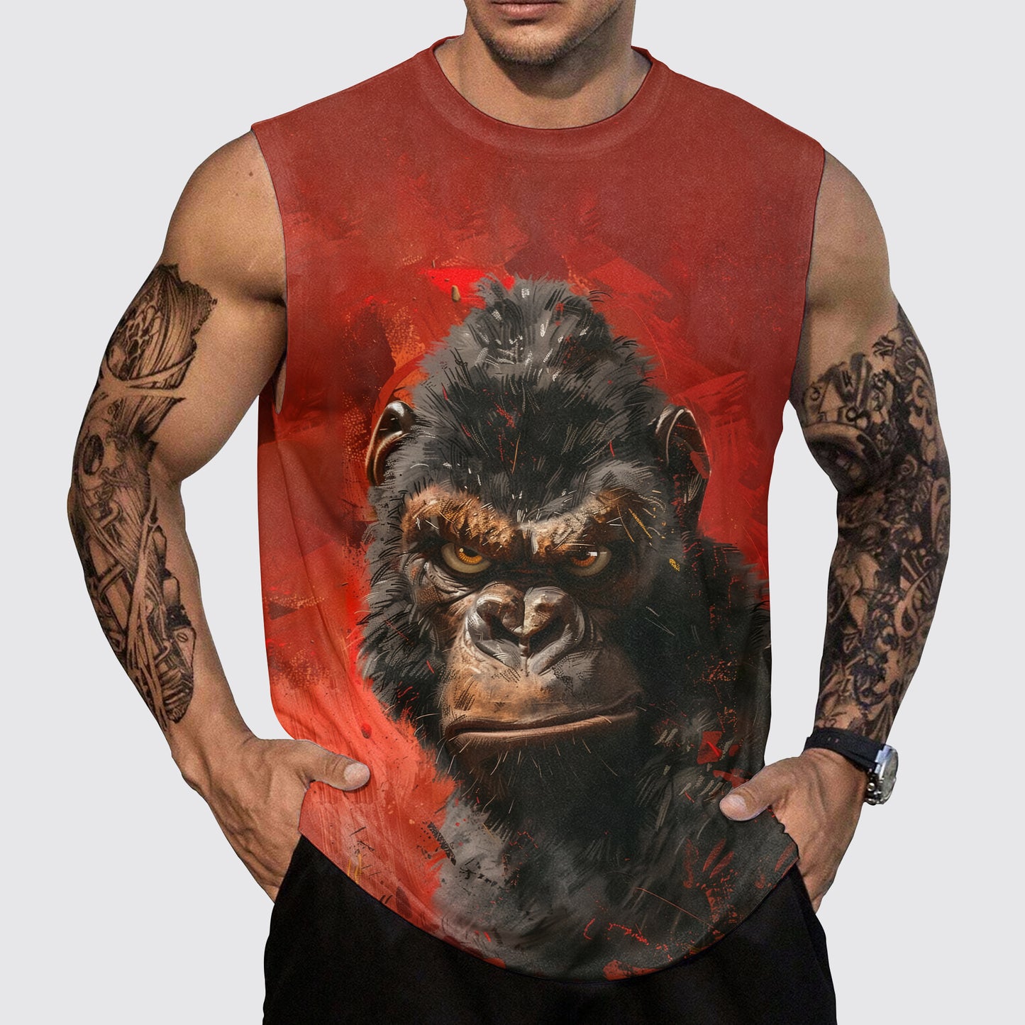 Savage Power Series Round Neck Tank Top- AA06075