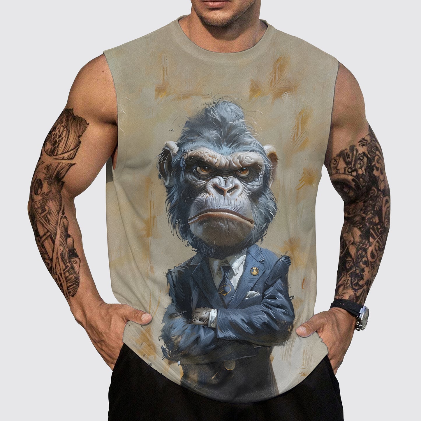 Savage Power Series Round Neck Tank Top- AA06080