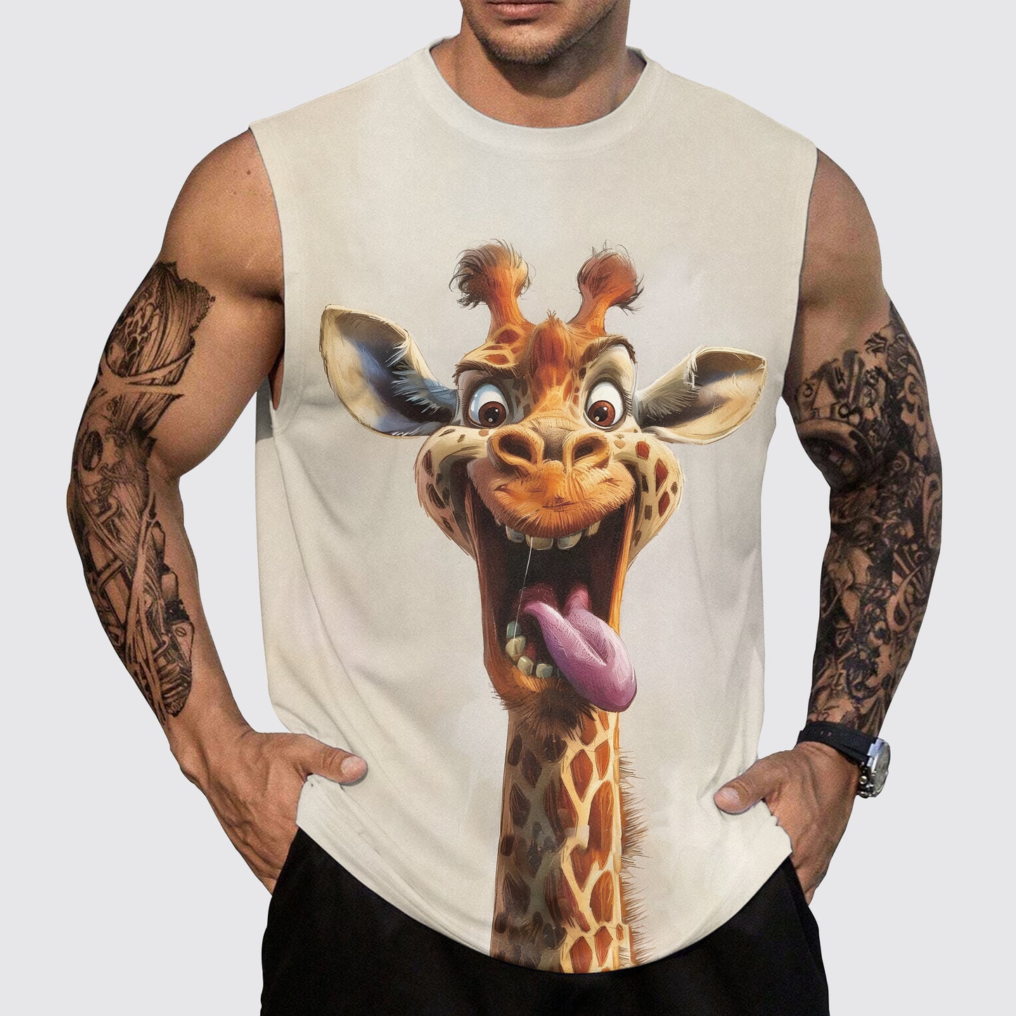 Savage Power Series Round Neck Tank Top- AA06083